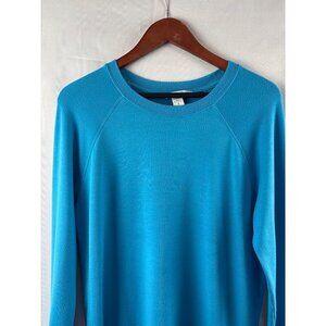 Athleta Blue Mindset Sweatshirt Womens Small